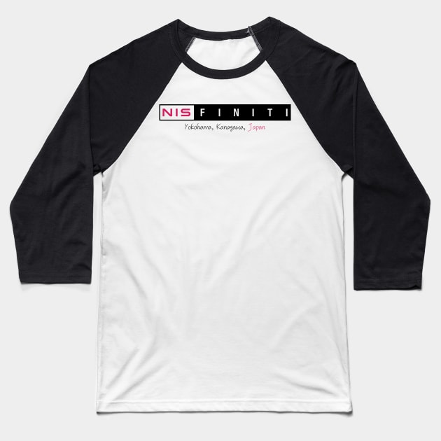 NISFINITI NISSAN/INFINITI Baseball T-Shirt by Side Hustle